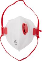 Полумаска фильтрующая STAYER  MASTER  плоская, с клапаном, многослойная, класс защиты FFP арт. 11116