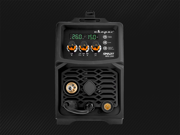 Инвертор сварочный MIG 200 BLACK  REAL SMART  (N2A5) +маска хамелеон и краги фото2
