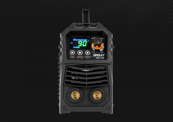 Инвертор сварочный ARC 200 BLACK  REAL SMART  (Z28303) (маска хамелеон+краги+электроды) фото2