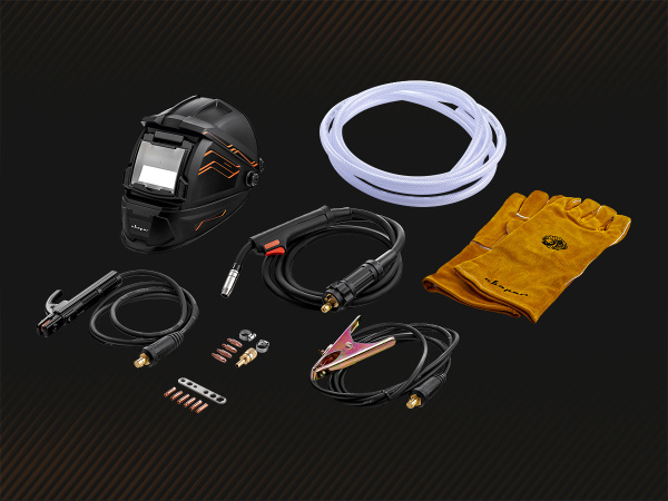 Инвертор сварочный MIG 200 BLACK  REAL SMART  (N2A5) +маска хамелеон и краги фото5