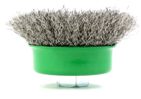 Щетка чашечная Д65 M14, ворс гофр нерж сталь 0,30 (код 13-026) №EB-ISS1