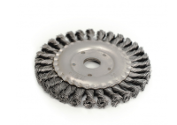 Корщетка для УШМ дисковая TW (D150   сталь пучки 0,5мм   пос. d22) TW.414.133155