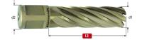 Сверло корончатое 21х55 GOLD-LINE 20