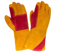 Краги СИБЕРИЯ спилок 5-ти палые Кевлар усилен Т22-11 (р.10,5 (XL))