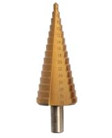 Сверло 4-32мм цх ступенчатое HSS TiN