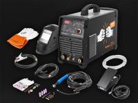 Инвертор сварочный TIG 200 P AC DC  REAL  (E201B) Black (маска+педаль+краги+набор MUTANT)