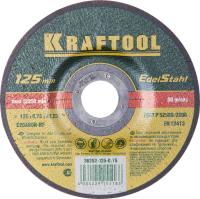 Круг отрезной по нерж стали, 125x0,75x22,23мм, KRAFTOOL арт. 36252-125-0.75