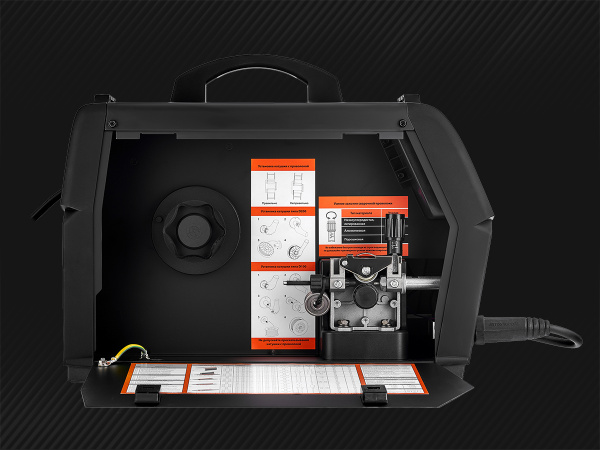 Инвертор сварочный MIG 200 BLACK  REAL SMART  (N2A5) +маска хамелеон и краги фото4