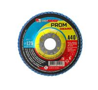 Круг лепестковый торцевой КЛТ 1 125х22.23 А40 PROM CERAMIC (80 10)