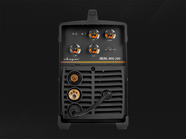 Инвертор сварочный MIG 200  REAL  (N24002N) Black (маска+краги) фото4