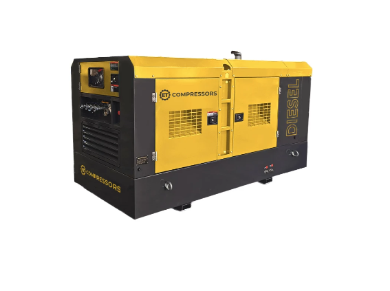 Компрессор винтовой дизельный ET-Compressors SDN 710T-20 на шасси фото2