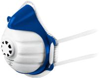 Полумаска ЗУБР фильтрующая, коническ с клап выдоха , 10 сменн. фильтров, класс защ FFP1 арт. 11173