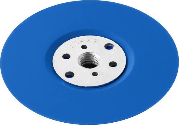 Тарелка опорная ЗУБР  Профессионал  пластиковая для УШМ под круг фибровый, d 125мм,М14 арт.35775-125 фото3