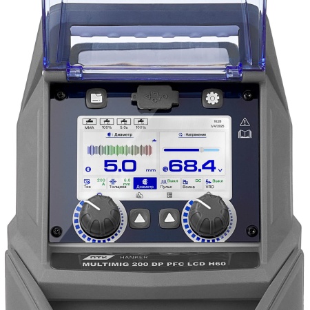 Аппарат полуавтоматической сварки ПТК HANKER MIG 200 DP PFC LCD H60 арт. 005.400.212 фото16