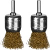 Набор щеток кистевых ЗУБР ″Профессионал″ витая стальная латунир. проволока 0,3мм, 30мм, 2шт арт. 352