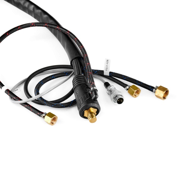 Горелка TIG TP 18 SUPER (ОКС 35-50, 2 pin, M12х1, 1 4G, 3 8G) 8м водяное охлаждение TBW1808-04 арт. 072.188.105 фото3