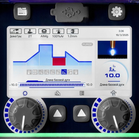 Аппарат полуавтоматической сварки ПТК HANKER MIG 230 DP AC DC PFC LCD H95 арт. 005.400.213 фото14