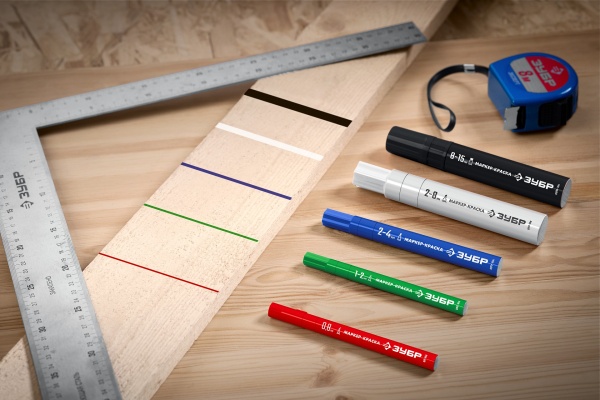 Маркер-краска ЗУБР МК-400 2-4 мм, круглый, черный ПРОФЕССИОНАЛ арт. 06325-2 фото5