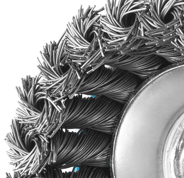 Щетка чашечная для УШМ плетенные пучки ст пров. 0,5мм, 80ммхМ14 ЗУБР Профессионал арт. 35275-080_z02 фото4