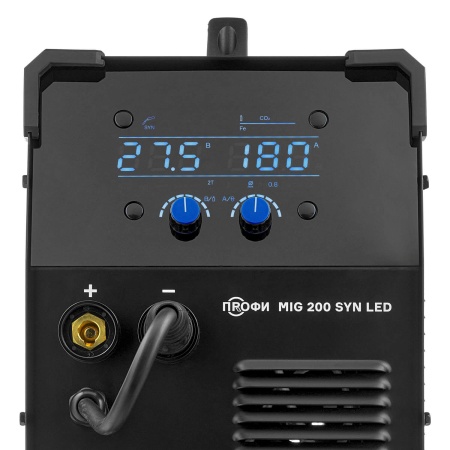 Аппарат полуавтоматической сварки ПРОФИ MIG 200 SYN LED арт. 005.200.201 фото11